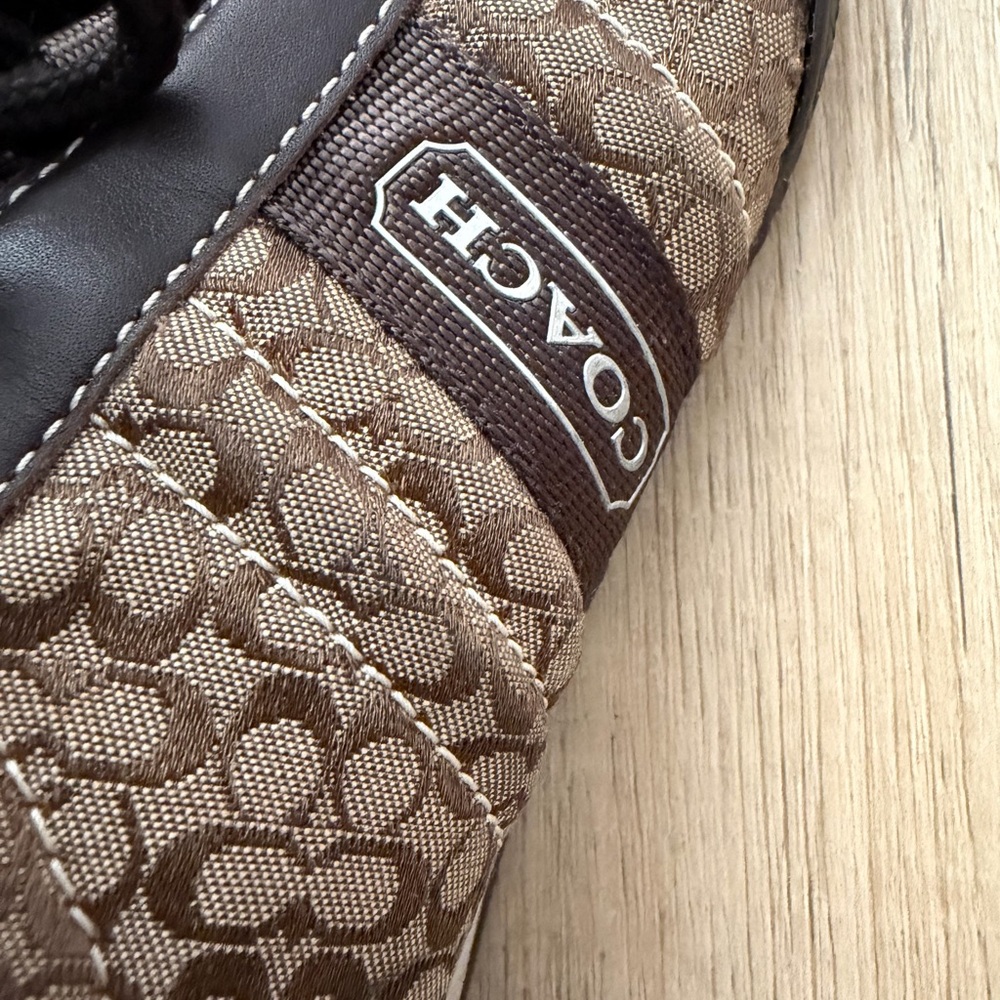 Coach Men's Brown Patterned Sneakers - Picture 3 of 8